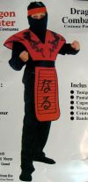 Костюм Красный Ниндзя -  Победитель Дракона,  костюм Самурай, японский воин, Артикул: 88891-L (36), Код: 40871, на 11-14 лет, детские карнавальные костюмы, для мальчика купить онлайн, интернет магазин карнавальных костюмов